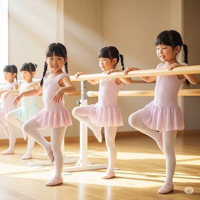 子どもが体験レッスンを受けている様子