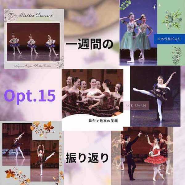 一週間の振り返りOpt.15